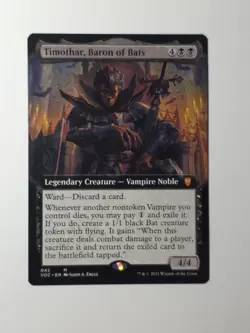 Timothar, Baron of Bats (Extended Art) 042 Commander: Innistrad: Crimson Vow - Image 1
