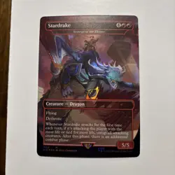Stardrake - Scourge of the Throne (Borderless) Secret Lair Drop Foil - Image 1