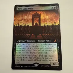 Fire Lord Ozai FOIL Extended Art 186 Avatar Eternal TLE MTG Mythic Unplayed Mint - Image 1