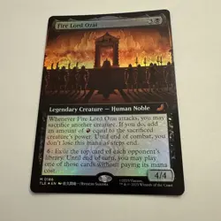Fire Lord Ozai FOIL Extended Art 186 Avatar Eternal TLE MTG Mythic Unplayed Mint - Image 2