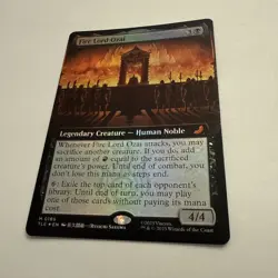 Fire Lord Ozai FOIL Extended Art 186 Avatar Eternal TLE MTG Mythic Unplayed Mint - Image 3