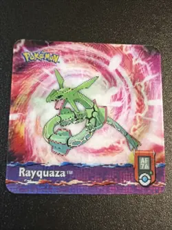 2006 POKEMON CARD RAYQUAZA AF76 ARTBOX ADVANCED ACTION FLIPZ RARE - Image 2