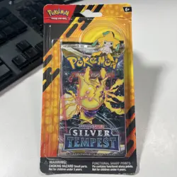 Pokemon 2-Pack Blister with Silver Tempest & Fusion Strike w/ Jirachi Pin 2023 - Image 1