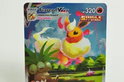 Pokemon card Flareon VMAX SWSH180 Full Art SWSH Black Star Promo 2021 English LP - Image 2
