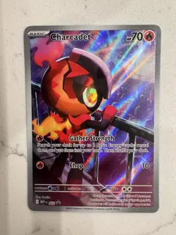Pokemon TCG Charcadet 022 Black star Promo Phantasmal Flames - Image 1
