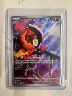 Pokemon TCG Charcadet 022 Black star Promo Phantasmal Flames - Image 3
