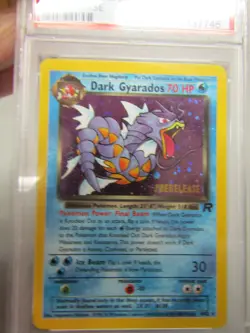 Pokemon 2000 Team Rocket Dark Gyarados 8 Holo Pre-Release PSA Mint 9 - Image 3