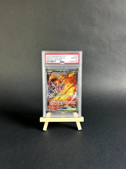 PSA 10 Rockets Moltres EX 124/098 SAR SV10 Glory of Team Rocket Pokemon TCG JPN - Image 1