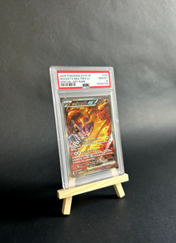 PSA 10 Rockets Moltres EX 124/098 SAR SV10 Glory of Team Rocket Pokemon TCG JPN - Image 2