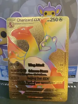 Pokemon TCG Charizard GX Gold Foil - Image 2