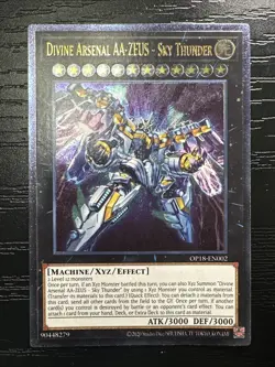 Divine Arsenal AA-Zeus - Sky Thunder - NM - OP18-EN002 - Ultimate Rare - Image 1