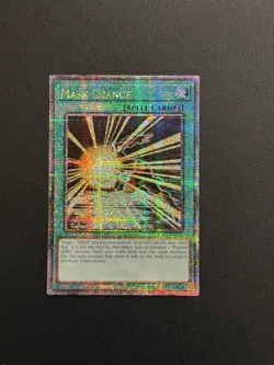 2025 YUGIOH RA04 1ST ED QCR SECRET RARE MASK CHANGE NM - Image 1