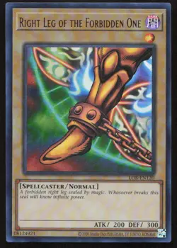 Yu-Gi-Oh #LOB-EN120 Right Leg of the Forbidden One Ultra Rare (25th Anniversary) - Image 1