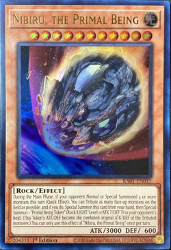 Nibiru, the Primal Being - RA01-EN015 - Ultra Rare - 1st Edition Yugioh TCG Card - Image 1