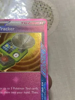 scarlet and violet Prismatic Evolutions Treasure Tracker Trainer Ace Spec Card. - Image 5