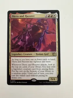 Djeru and Hazoret MTG Magic the Gathering Card NM Near Mint MOM - Image 1