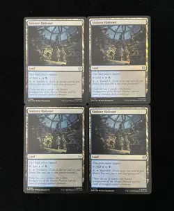 2025 Magic The Gathering MTG Marvel EN #L 0184 Sinister Hideout Lot*4 AK001 - Image 1