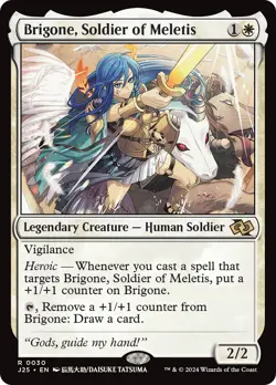 MTG Brigone, Soldier of Meletis (Anime) [Foundations Jumpstart] Near Mint Magic - Image 1