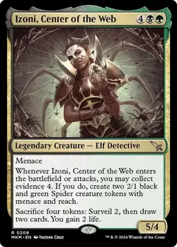 IZONI, CENTER OF THE WEB x4 mtg NM-M Murders at Karlov Manor 4 Rare - Image 1
