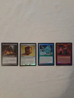 4 NICE VINTAGE MTG FOIL CARDS LOT/ SEE PICS - Image 1