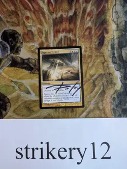 Supreme Verdict - RTR - Signed by Sam Burley - MTG - Image 1