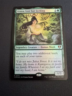 MTG / Azusa, Lost but Seeking / CMM / #274 / Regular / Rare / NM * FOIL * - Image 1