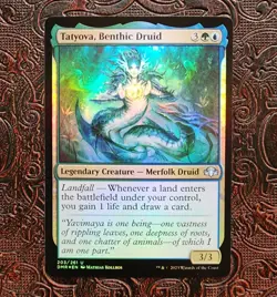 MTG | Tatyova, Benthic Druid (203/261) (Foil) | Dominaria Remastered | U NM-M - Image 1