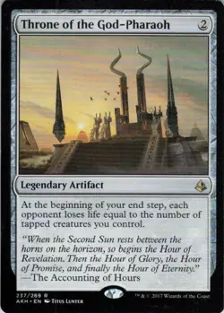 MTG Throne of the God-Pharaoh (237) | LP | Amonkhet {AKH} - Image 1