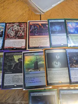 Huge Vintage Magic The Gathering Lot See Photos Foil Monolith Fact Or Fiction - Image 4