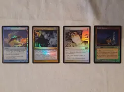 4 NICE VINTAGE MTG FOIL CARDS LOT/ SEE PICS - Image 1