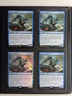 (4) Fleet Swallower Ixalan - 3x Regular 1x Holo - MTG - MP/HP - 057 - Image 1