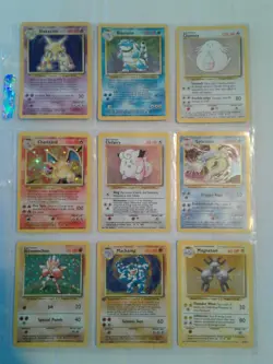 Pokemon 1999 Base Set Holos Rares, Charizard, Blastoise, Venasaur - Image 1