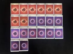 2024 Pokemon TCG S-Chinese Basic Lightning Energy Basic Grass Energy Holo Lot*84 - Image 3
