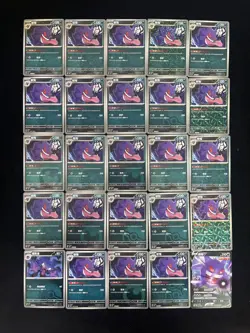 2025 Pokemon TCG S-Chinese Gengar V RR Master Ball Holo #078/129 Lot*25 AWW - Image 1