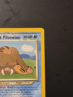 Pokemon Neo Destiny Light Piloswine Card 26/105 Rare Non-Holo - Image 4