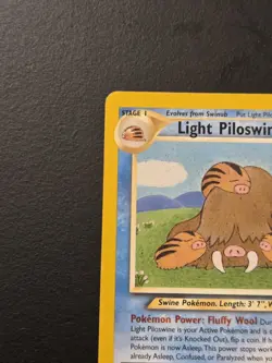 Pokemon Neo Destiny Light Piloswine Card 26/105 Rare Non-Holo - Image 5