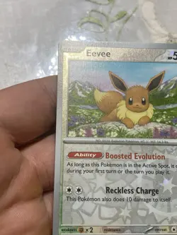 scarlet and violet Prismatic Evolutions Eevee Pokemon Day 2025 Promo Card. - Image 4