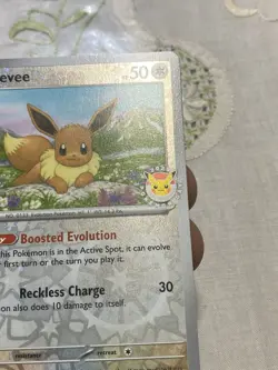 scarlet and violet Prismatic Evolutions Eevee Pokemon Day 2025 Promo Card. - Image 5