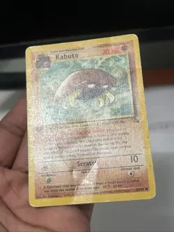Pokemon TCG Kabuto 1st Edition 50/62 dmg - Image 5