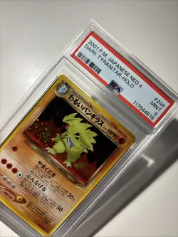 Dark Tyranitar-Holo Pokemon Japanese Neo 4 248 NM PSA 9 - Image 3
