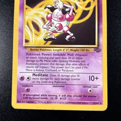 Mr. Mime 22/64 Jungle Regular WOTC Unlimited Pokemon Card Light Play LP - Image 3