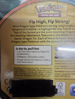 Pokemon Salamence Sealed 2019 Collectors Tin - Factory Sealed Unopened 820650102851 - Image 5