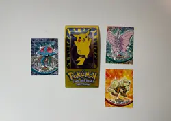 Vintage Pokemon Cards, 1999 Nintendo, Pikachu, Arcanine, Tentacruel, Venomoth - Image 1