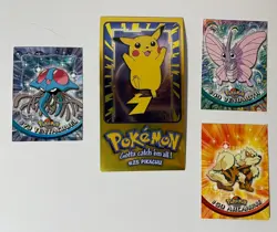 Vintage Pokemon Cards, 1999 Nintendo, Pikachu, Arcanine, Tentacruel, Venomoth - Image 2