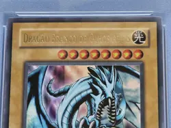 2002 Yugioh Legend Of Blue-Eyes White Dragon P001 1st Edition PORTUGUESE PSA 10 - Image 2