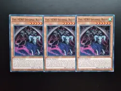 Evil HERO Inferno Rider 1st Edition Common SUDA-EN003 Yu-Gi-Oh Card PLAYSET - Image 1