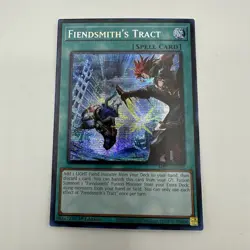 Yu-Gi-Oh Fiendsmith's Tract NM Secret Rare 1st Edition MP25-EN093 - Image 1