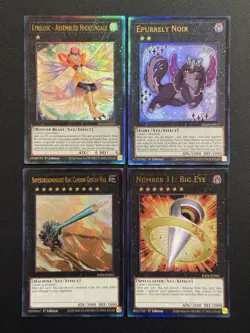 2025 YUGIOH RA04 ULTIMATE RARE NUMBER 11 BIG EYE NM BONUS SET - Image 1
