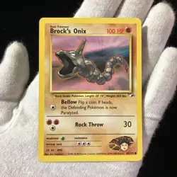 2000, Brock’s Onix, Gym Challenge, Vintage, WOTC, Pokemon Card #69 - Image 1