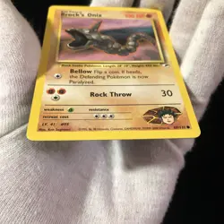 2000, Brock’s Onix, Gym Challenge, Vintage, WOTC, Pokemon Card #69 - Image 2